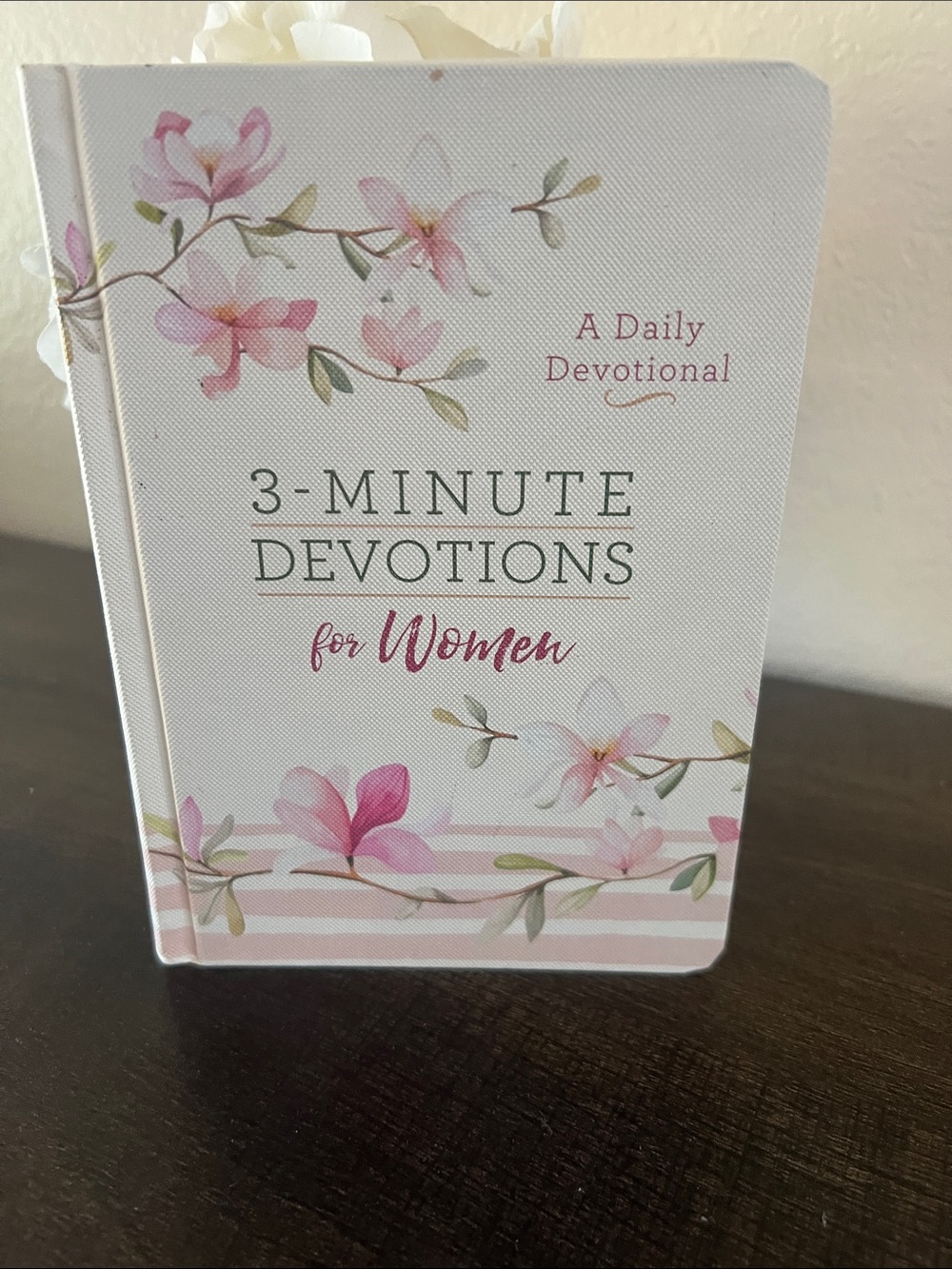 Barbour Floral Devotional Hardcover — Pink & Cream